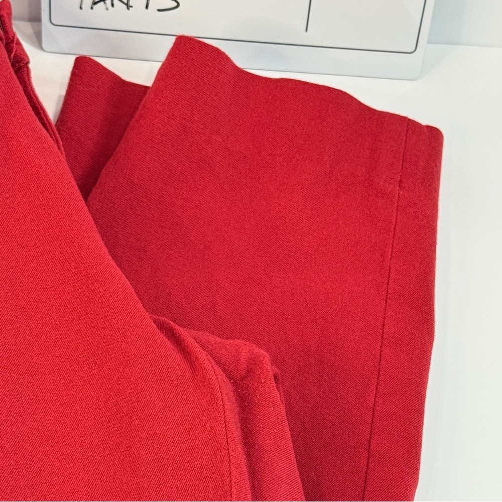 Banana Republic Sloan Red 💋Skinny Pants 💋Size 4 Stretch Career 💋 Chic - Picture 15 of 16